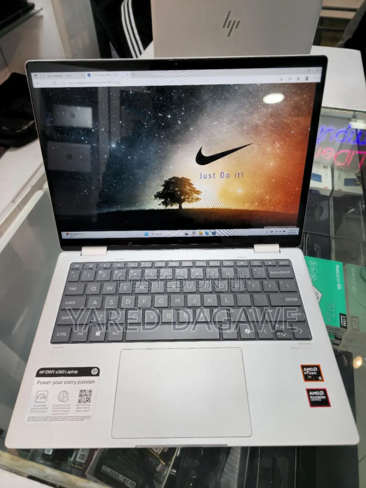 New Laptop HP Envy X360 16GB AMD Ryzen 5 SSD 512GB