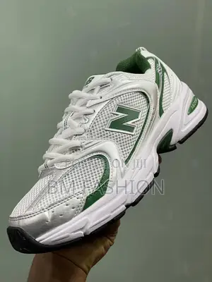 New Balance 530 Menswear Sneakers White X Green Comfortable