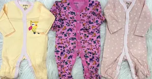 3 Piece Newborn Baby Foot Wrapped Jumpsuit