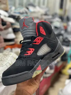 Jordan 5 Retro Racer Red X Black Dark Silver