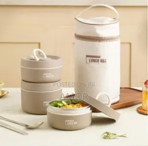 Fockety Triple-Layer Lunch Box