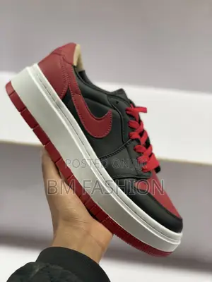 Air Jordan 1 Red X White High Sole Men’S