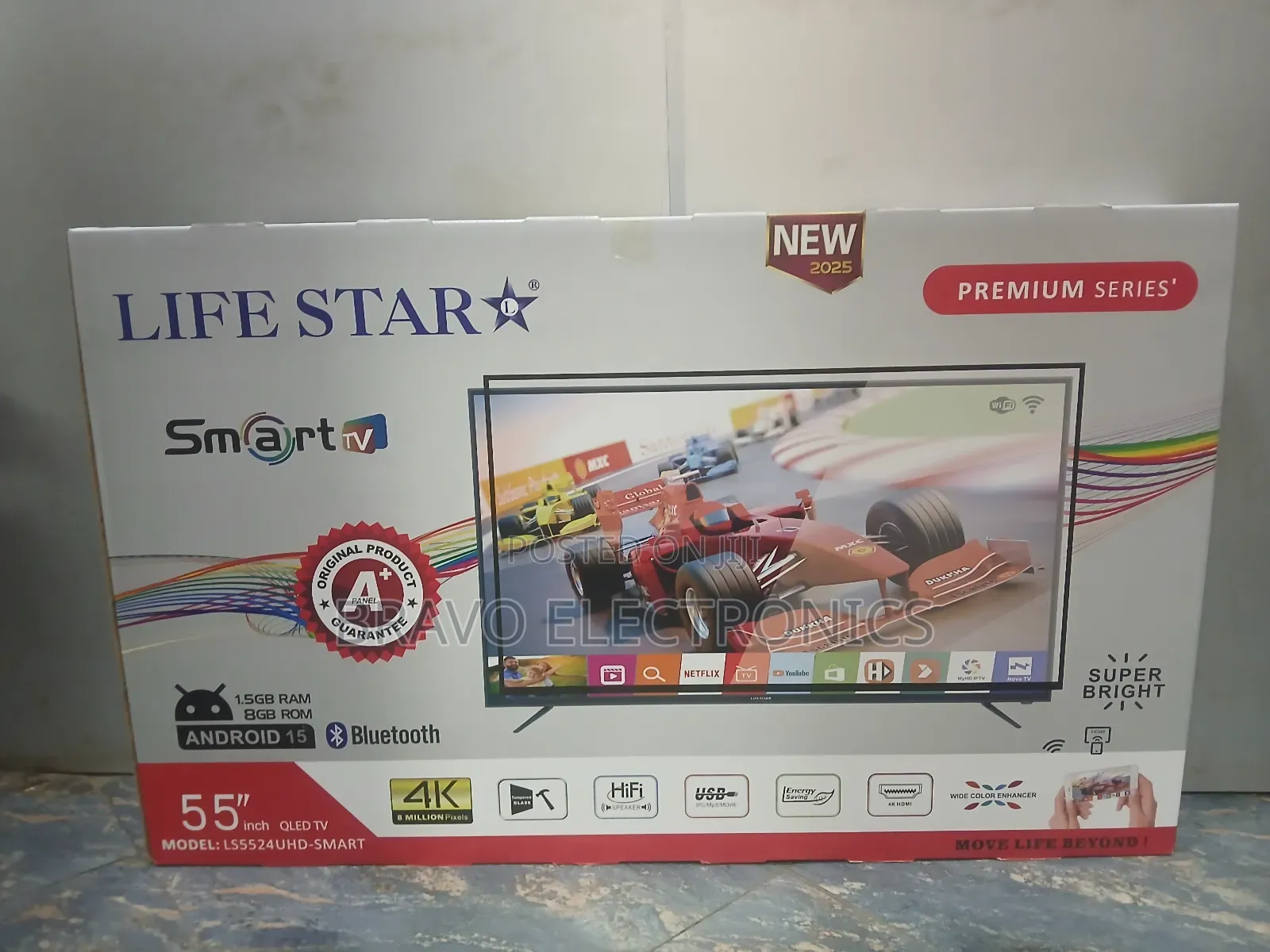 Lifestar 55" Android 15 Smart Tv – Free Delivery