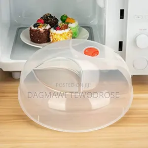 Microwave Food Cover With Plate