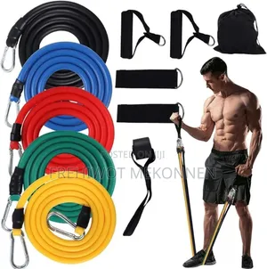 Sky-Touch Portable Exercise 11pcs Resistance Band Set