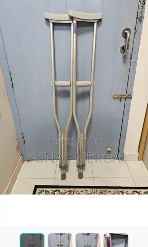 Axillary Crutches==Crutches| Adjustable in the Lower Part by Screws