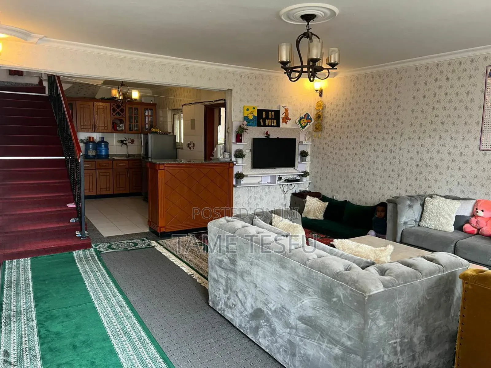 Furnished 5bdrm House in ቦሌ, Bole for sale
