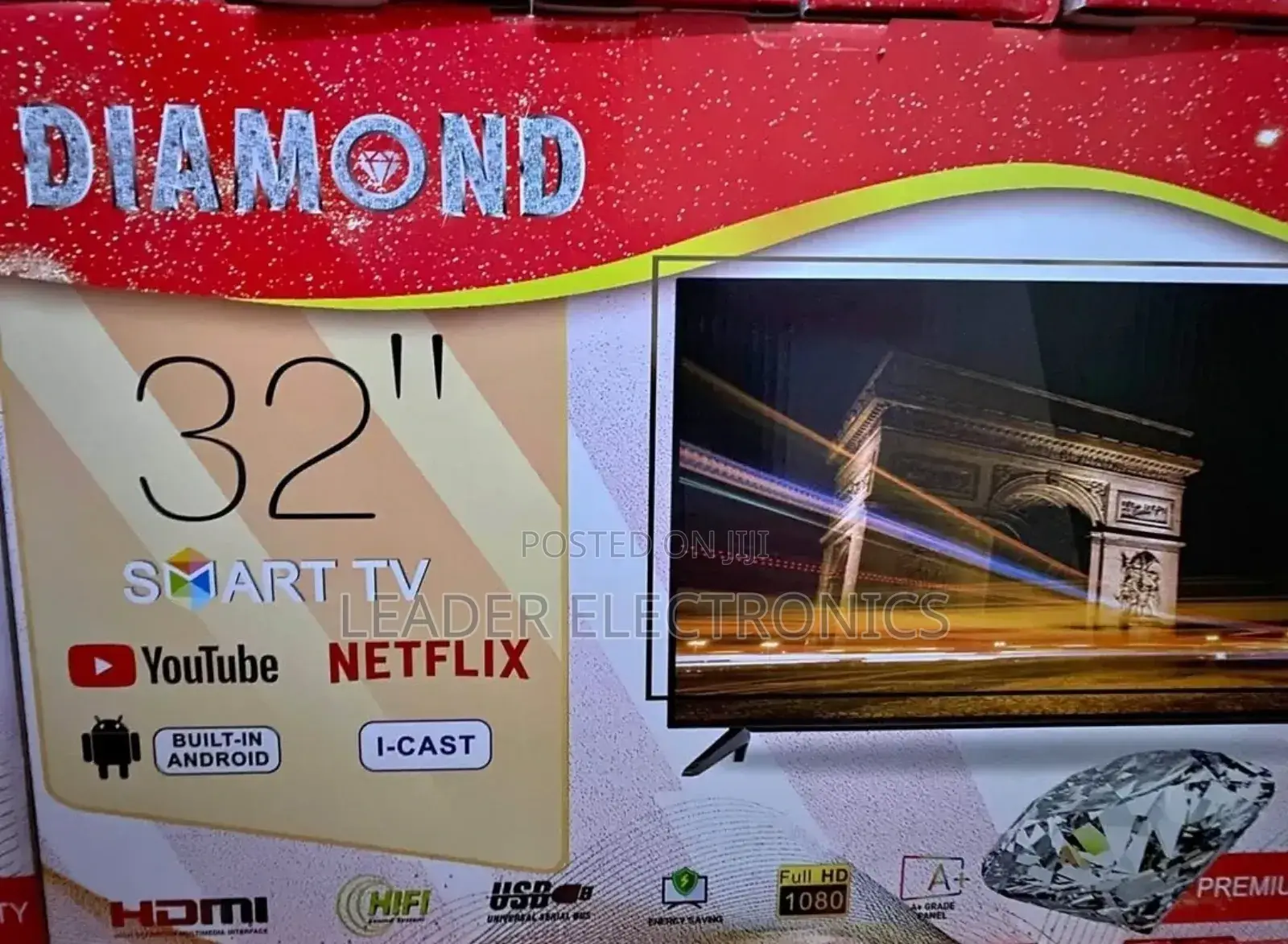 Diamond Tv 32" Smart Android Tv