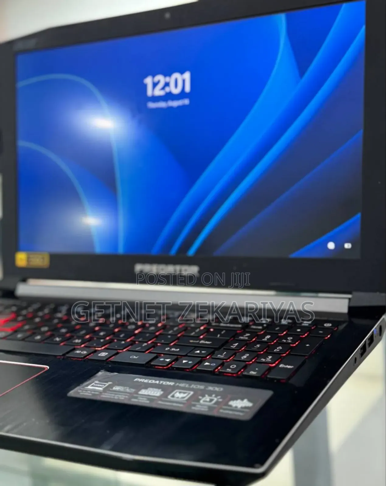 New Laptop Acer Predator 15 16GB Intel Core I7 SSD 256GB