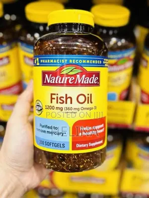Omega-3 Fatty Acid Fish Oil Helps Support a Healthy Heart From Usa