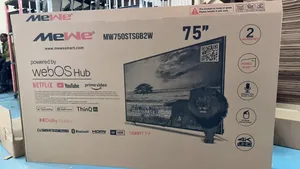 Mewe 75 Inch Smart TV New