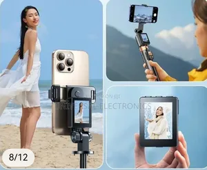 ከፍተኛ Resolution ያለውhd Screen የተገጠመለት ቁመት 1.7m የሚረዝም Tripod Selfi Stick