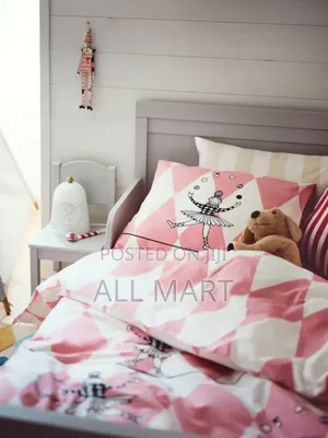 Ikea Busenkel Duvet Cover and Pillowcase, Ballerina Pattern
