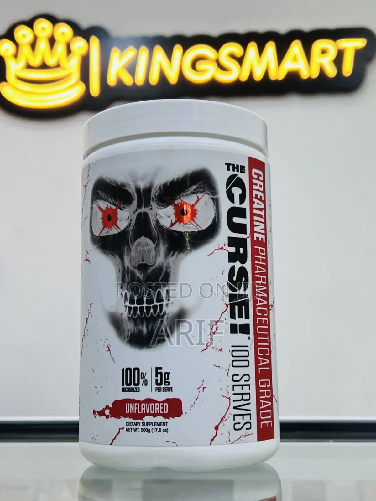 The Curse Pharmaceutical Grade Creatine Monohydrate 500gm ( Madein