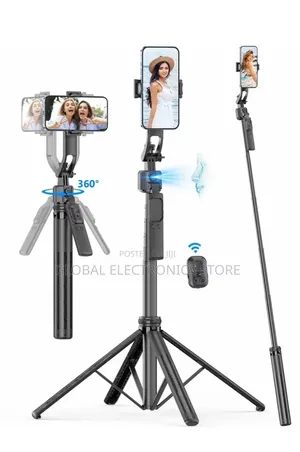 Gimbal Stabilizer Ai Face Tracking Tripod Selfie Stick 
Max 1.63m