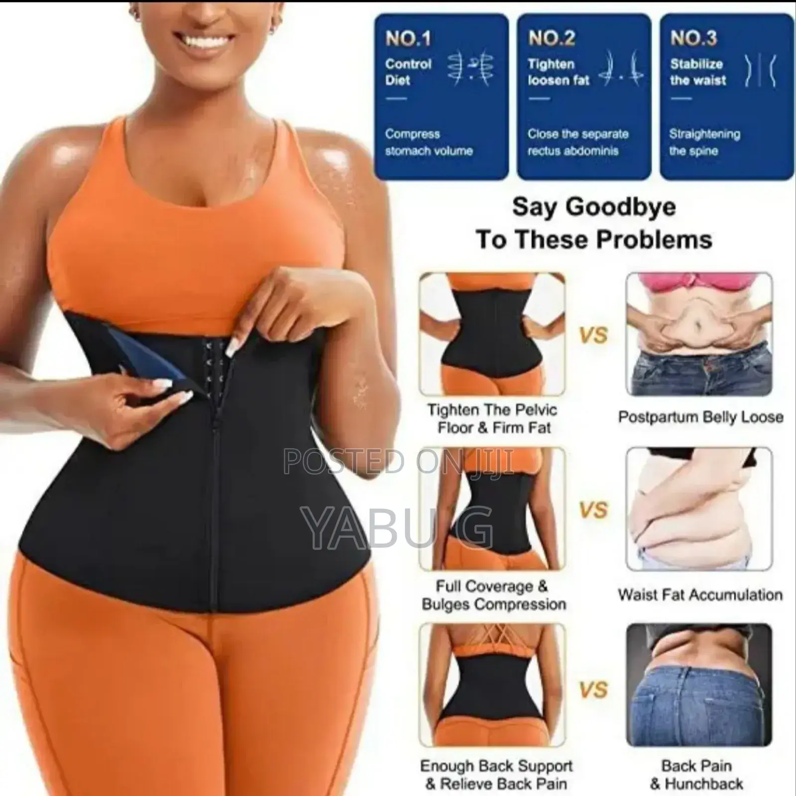 Waist Trainer Body Shaper Corset Waist Trainer Belt | Workout