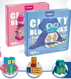 Wooden City Blocks – 100 PCS No Glue No Buckles