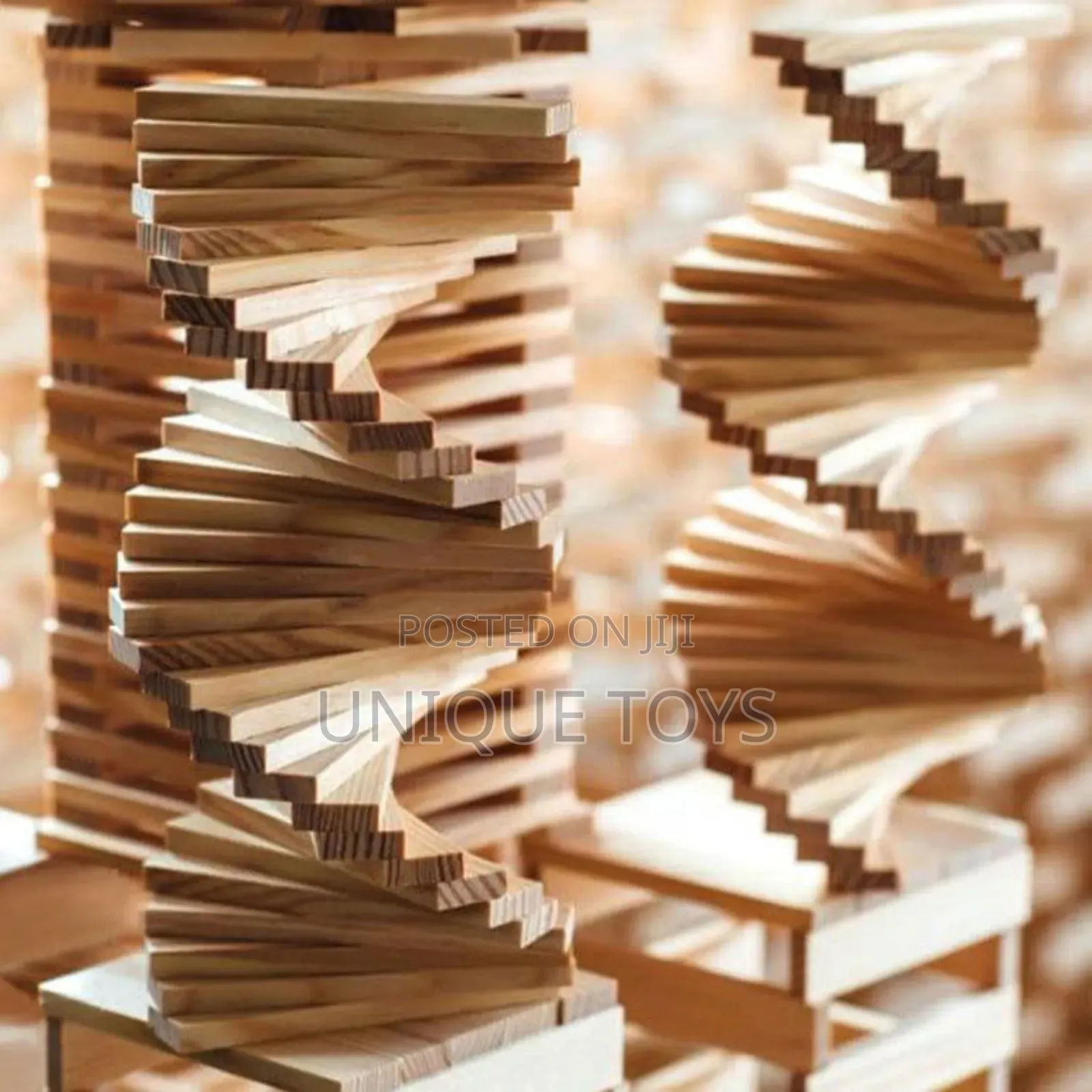 Wooden City Blocks – 100 PCS No Glue No Buckles