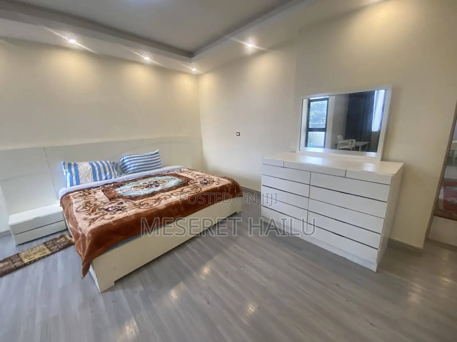 Furnished 3bdrm Apartment in Megenaga, Yeka for rent