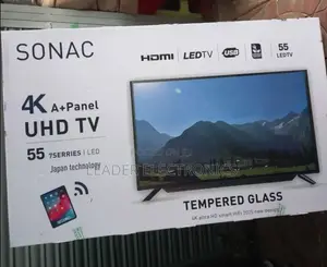 Sonac Tv 55" Smart Android Tv Double Glass New 2025