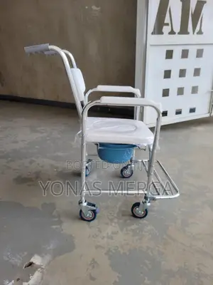 Aluminum Mobile Shower Toilet論痘commodo Chair፪∆Toilet+Shower Chair耹፵pot