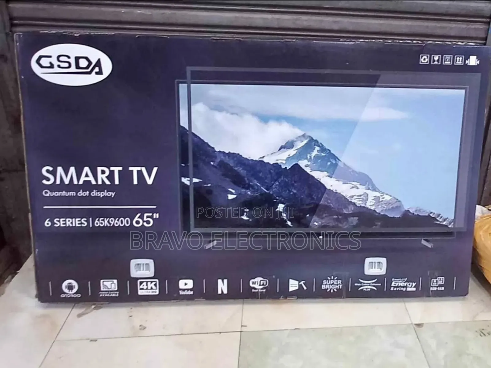 Gsda 65′′ Smart TV – Big Screen, Big Entertainment!