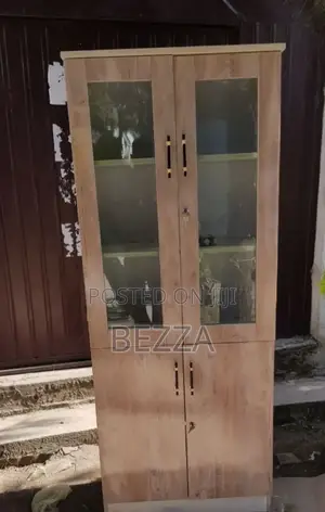 Half Glass Office Shelf