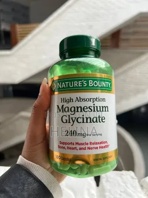 Nature's Bounty Magnesium Glycinate 240mg Per Serving Usa