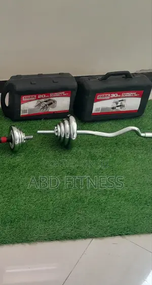30kg Adjustabl Dumbbell and Barbell Set