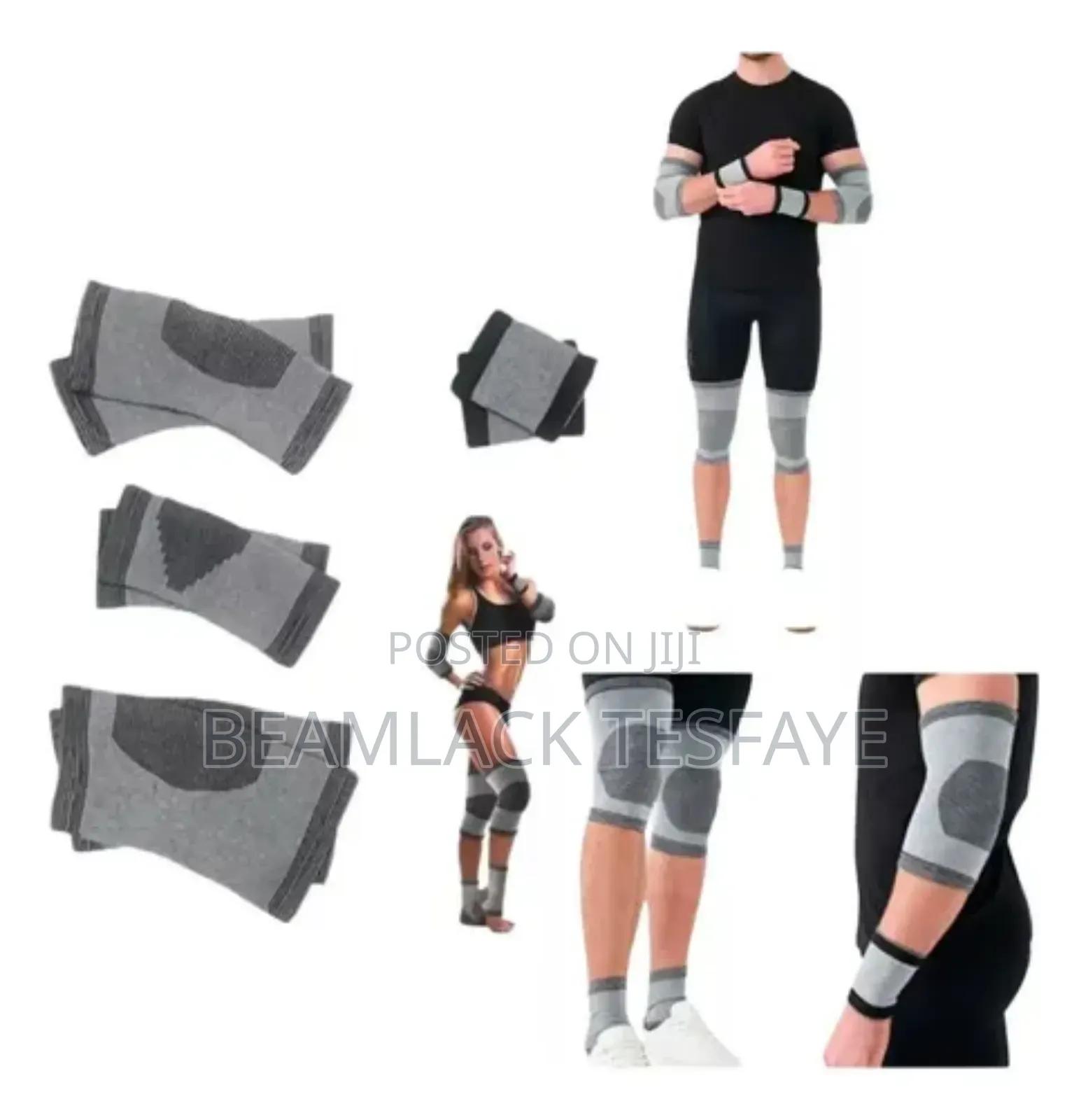 8-Piece Full Body Support for Sports Fitness Designed for Gym Workouts