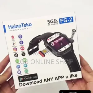 Hainoteko Fg-2 5g Android Smart Watch With 5g Sim Built in Camera GPS