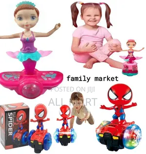  360° Rotating Mermaid Toy With Lights, Sound, and Movement