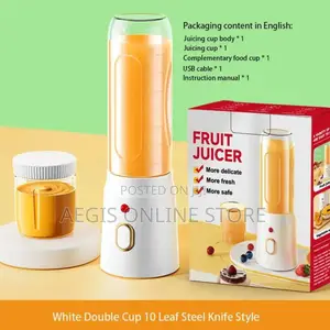 Mini Rechargeable Juicer With Extra Cup