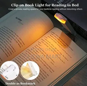 Portable Bookmark Light, Rechargeable Led Reading Light, Clip-on Readi