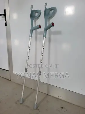 N/a 2pcs Adjustable Forearm Crutches槭፰elbow Underarm Crutches፤፧ክራንች