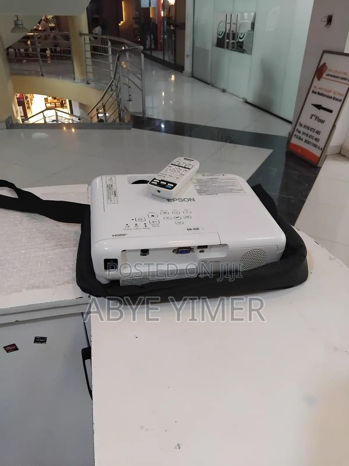 1epson Projector Model Name: Eb-E01 Hardware Interface: