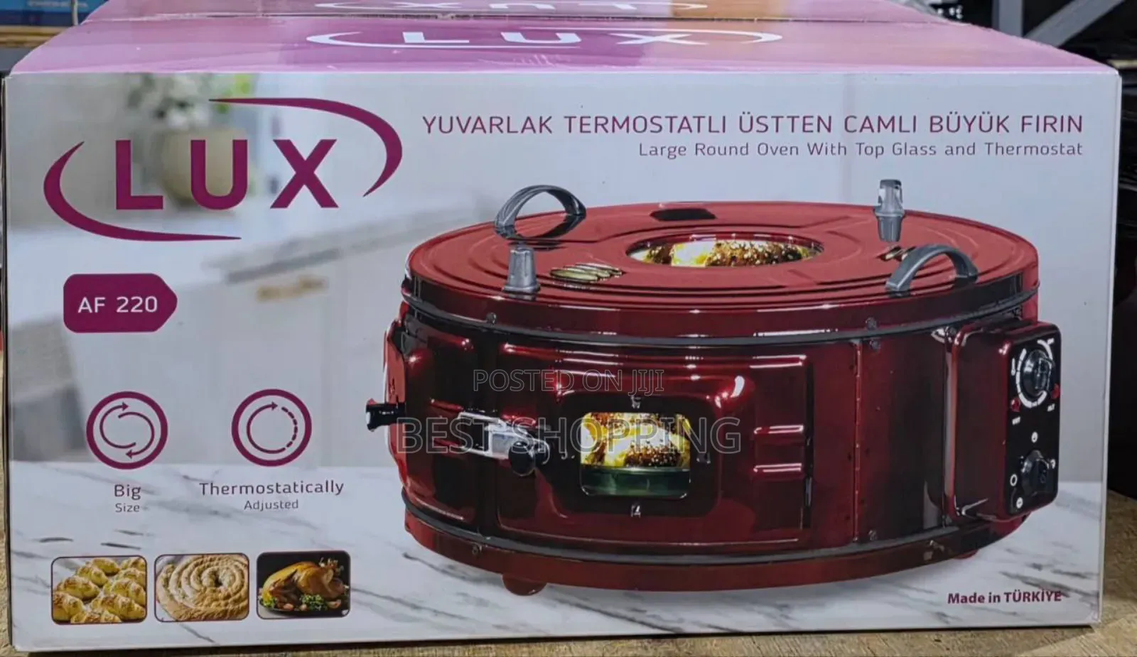Lux Electric Round Oven
