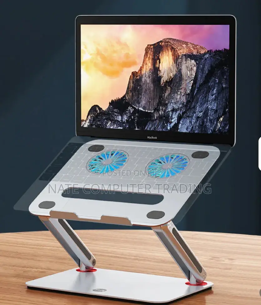 Laptop Stand With Cooling Fan, 360degree Rotatable