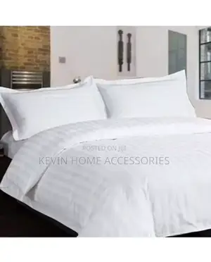 አንሶላ Quality Flat Imported White Bedsheets