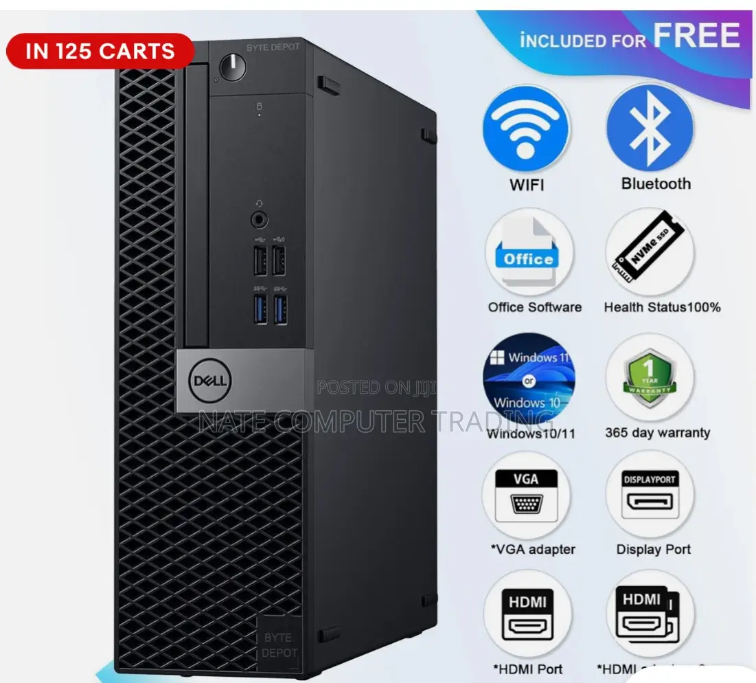 New Desktop Computer Dell OptiPlex 3070 8GB Intel Core I5 HDD 1T