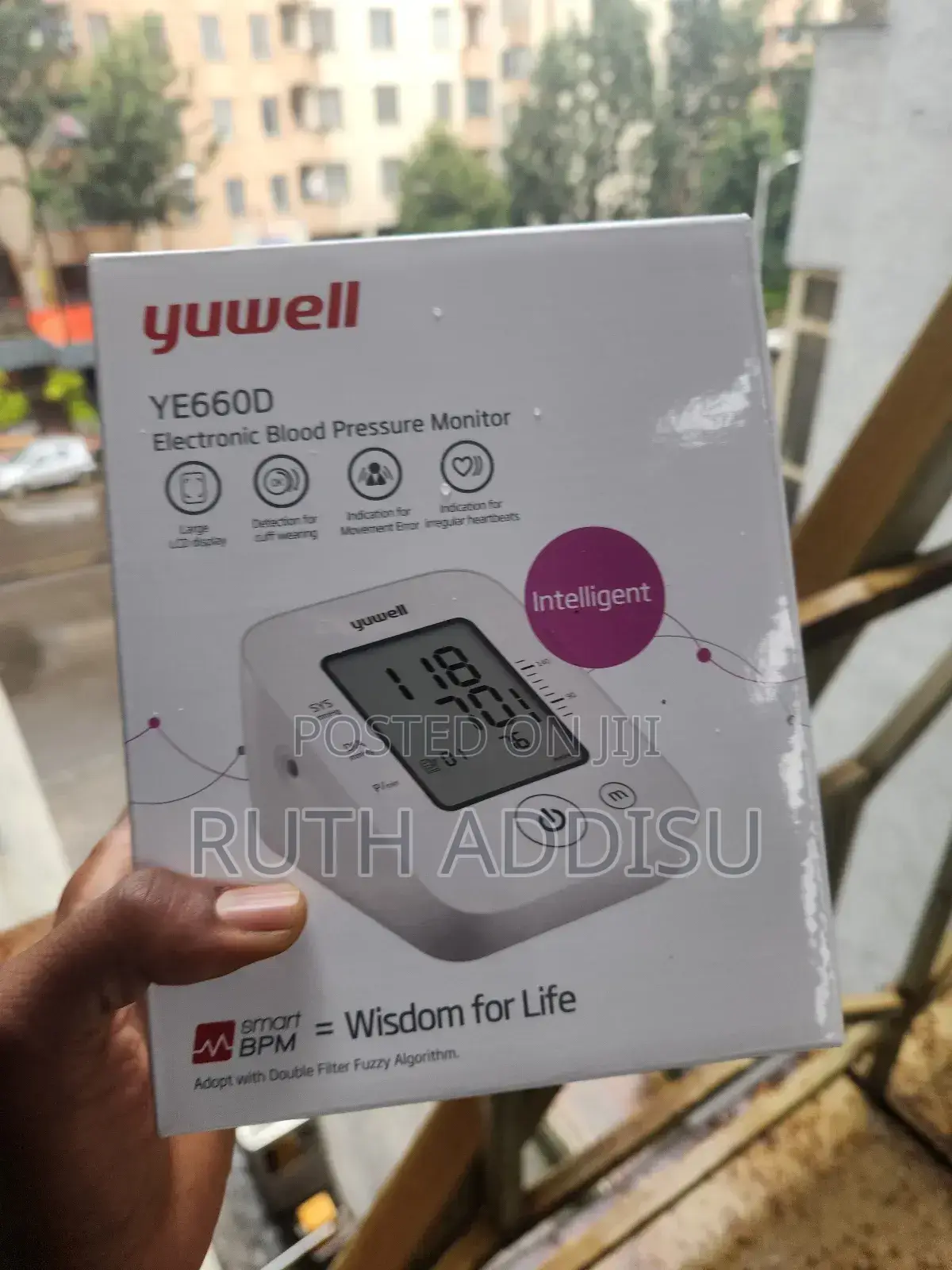 Yuwell Ye660d Blood Pressure Monitor腕帶digital Bp Monitor New Digit