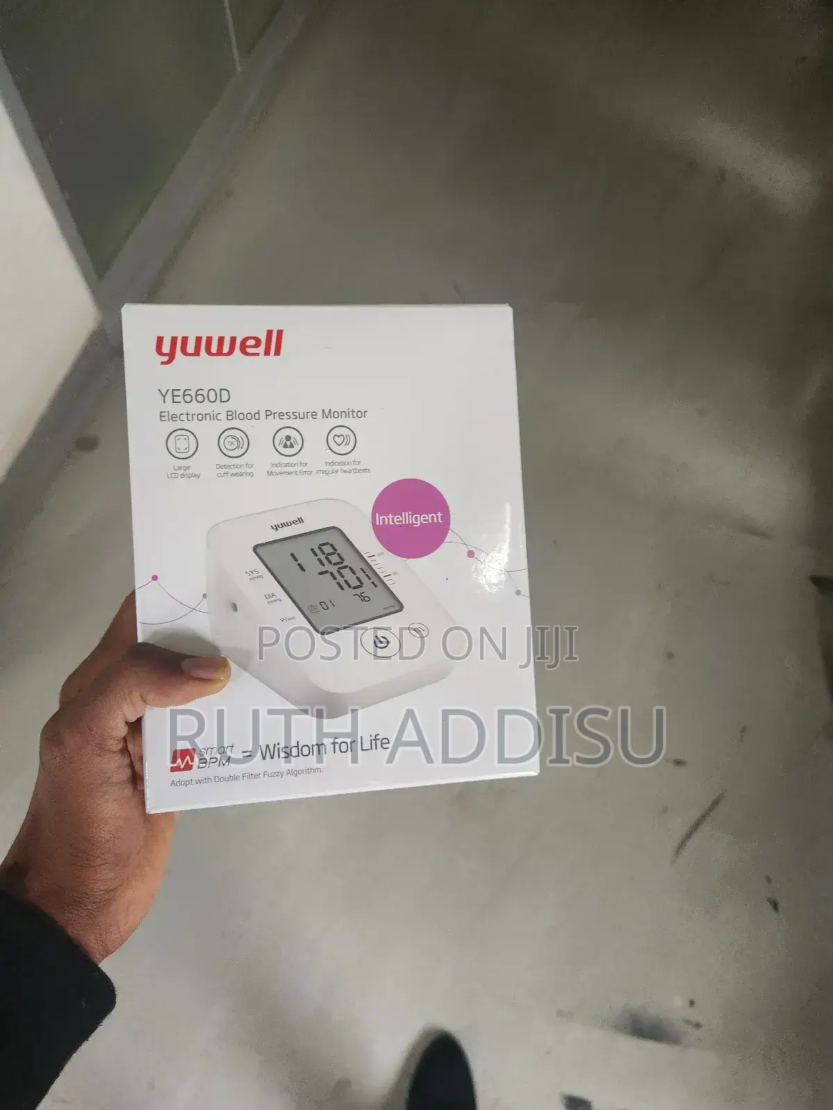 Yuwell Ye660d Blood Pressure Monitor辭職digital Bp Monitor New魁星bp