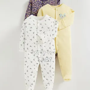 Newborn Baby Foot Wrapped Jumpsuit