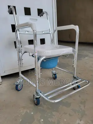 4-in-1 Rolling Shower Chair,Shower鷚፺toilet Chair፻μcommode Chair叉子怎pot