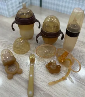 6 Pieces Bpa Free Silicone Baby Bottle