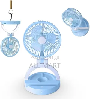 Rechargeable Fan With Lamp
