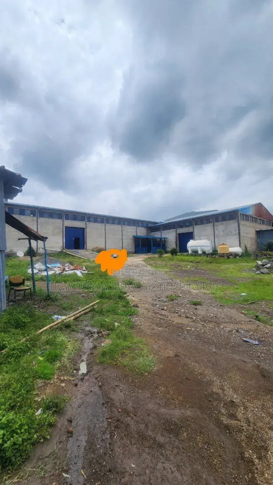 5000 M2 የሚሼጥ መጋዘን Warehouse Gellan Industrial Zone