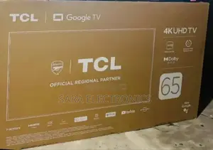 ▼Tcl 65"▲ Googel Uhd Android Tv◆ New 2025 ◆