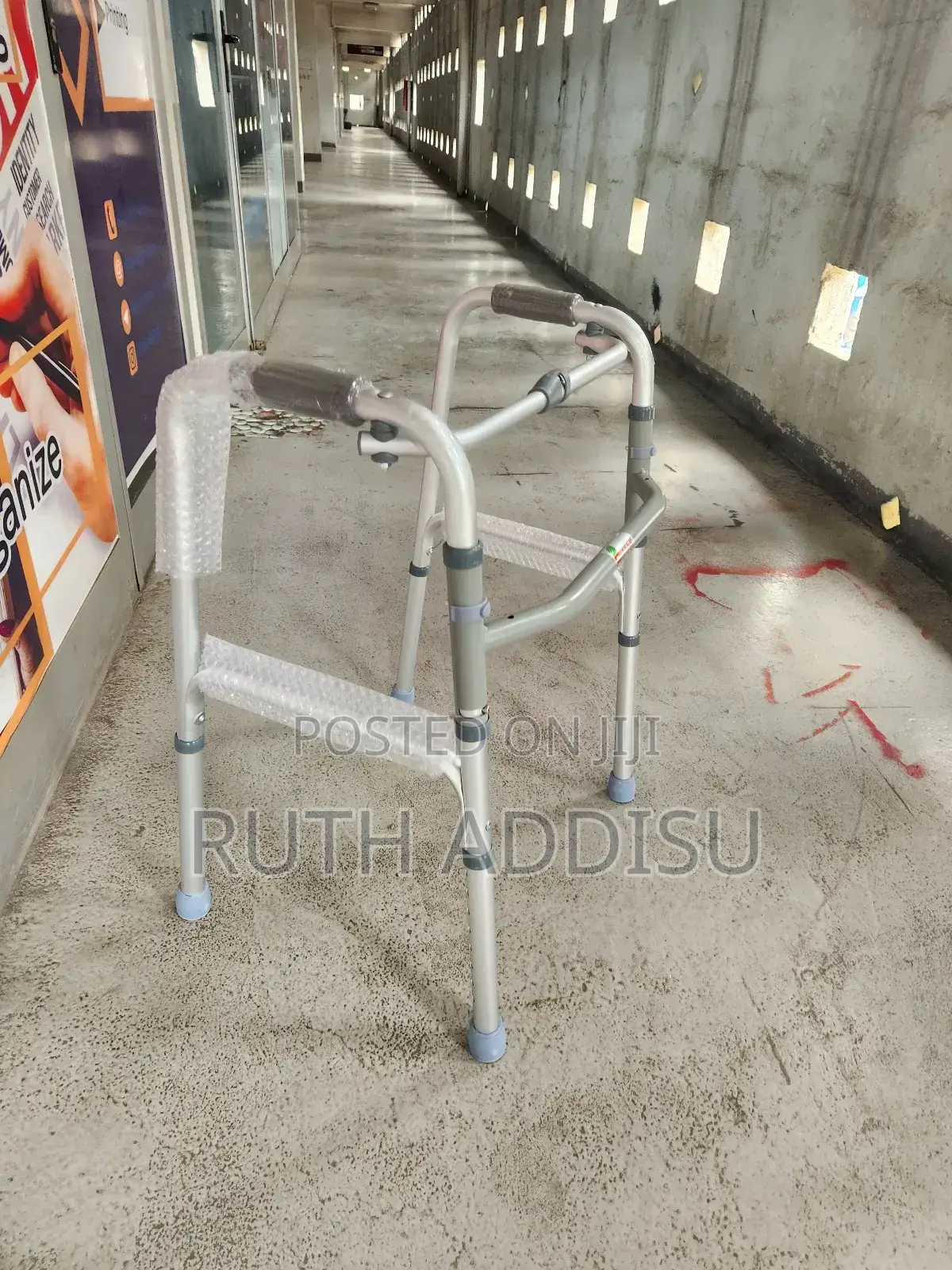 Foldable Walker肺癌best Walker管制strong Walker管理walking Frame朱紅walker ወከር