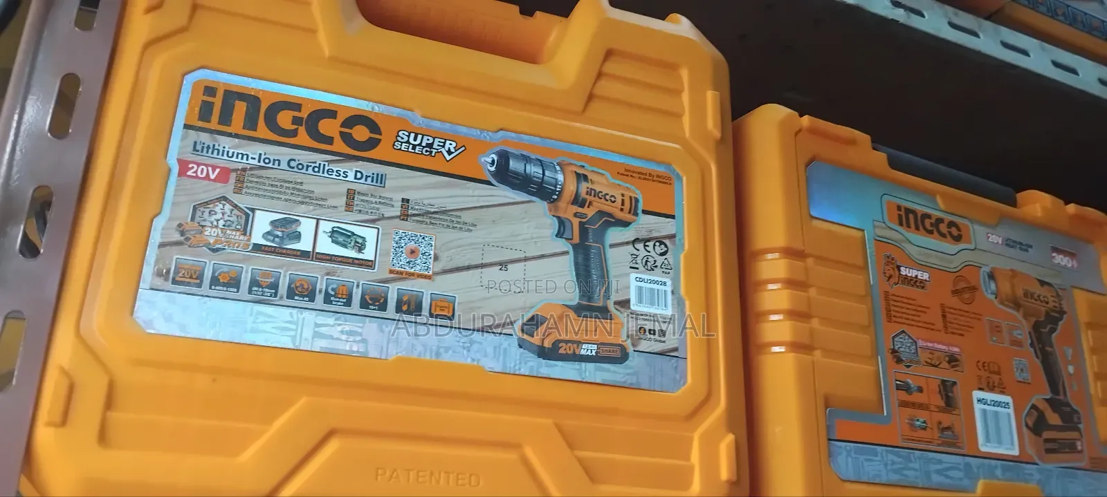 Charger Drill 20v